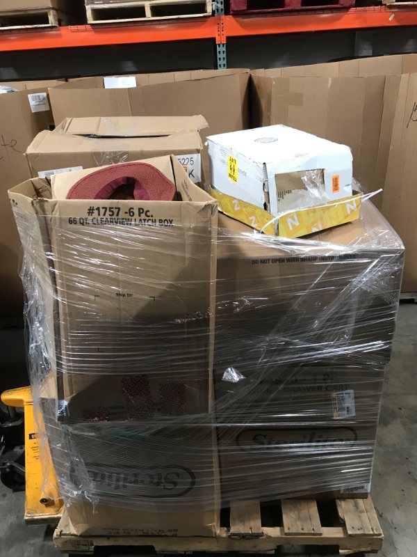 Photo 1 of 55" Tall OVERSTOCK AND RETURNED TARGET GENERAL MERCHANDISE MERCHANDISE PALLET, GREAT FOR RESELLERS AND DISCOUNT STORES.VERY CLEAN CONDITION PRODUCTS. THESE ARE UNPROCESSED AND UNSORTED PALLETS, DIRECTLY FROM THE RETAILER. PALLET LOT-TARGET GENERAL MERCHAN