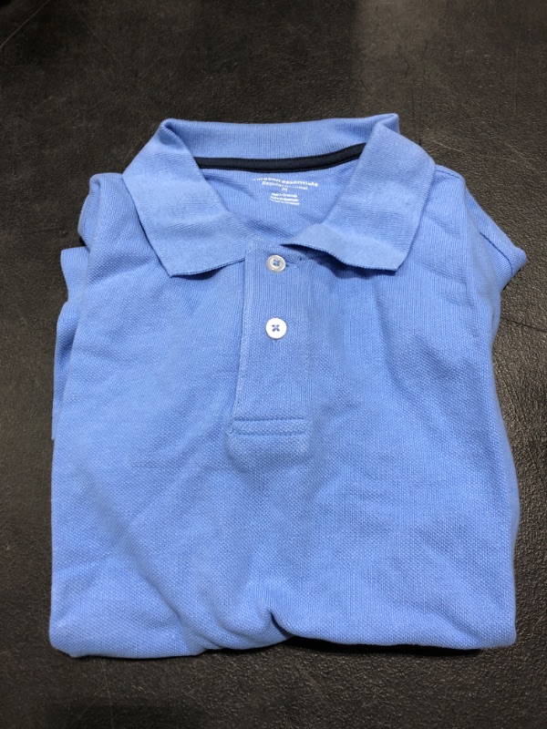 Photo 2 of Amazon Essentials Men's Regular-Fit Cotton Pique Polo Shirt (Available in Big & Tall) Medium French Blue