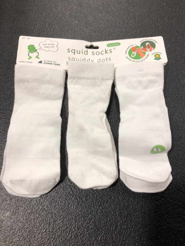 Photo 1 of Baby White Socks 3pack Size 2T-3T