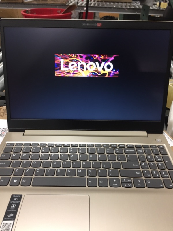 Photo 2 of Lenovo - IdeaPad 3 15" HD Touch Screen Laptop - Intel Core i3-1115G4 - Intel UHD Graphics - 8GB Memory - 256GB SSD - Almond