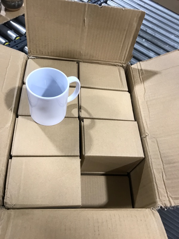 Photo 2 of 24-pack Diner Coffee Mugs, Tea & Hot Beverages, 10oz - Classic Pure White Diner Mugs, Thick Ceramic Cups with Heavy Duty Handles Drinking Glasses for Restaurant, Café, Coffee Shop & Catering Supplies