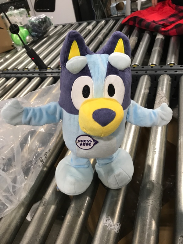 Photo 2 of Bluey Dance and Play 14" Animated Plush | Over 55 Phrases and Songs, Multicolor