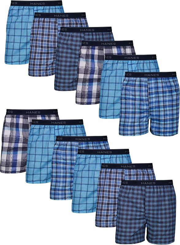 Photo 1 of 12PK HANES BOXERS- SIZE XL