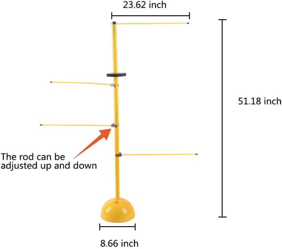 Photo 2 of Fivtyily Basketball Dribble Trainer Adjustable Dribble Training Equipment Easy to Assemble