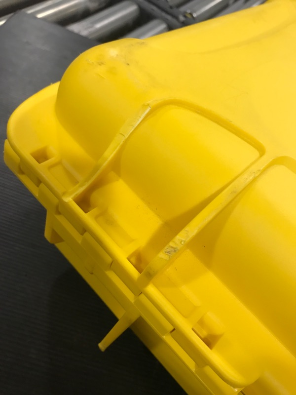 Photo 6 of Nanuk 935 Waterproof Carry-On Hard Case with Wheels and Foam Insert - Yellow & 910 Waterproof Hard Case with Foam Insert - Yellow Yellow Cubed Foam Case + 910 Case, Yellow