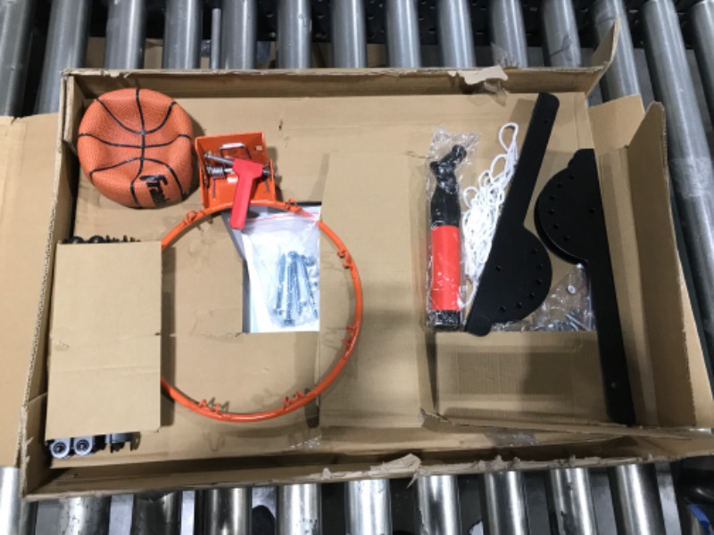 Photo 2 of Franklin Sports Over The Door Basketball Hoop - Slam Dunk Approved - Shatter Resistant - Accessories Included
