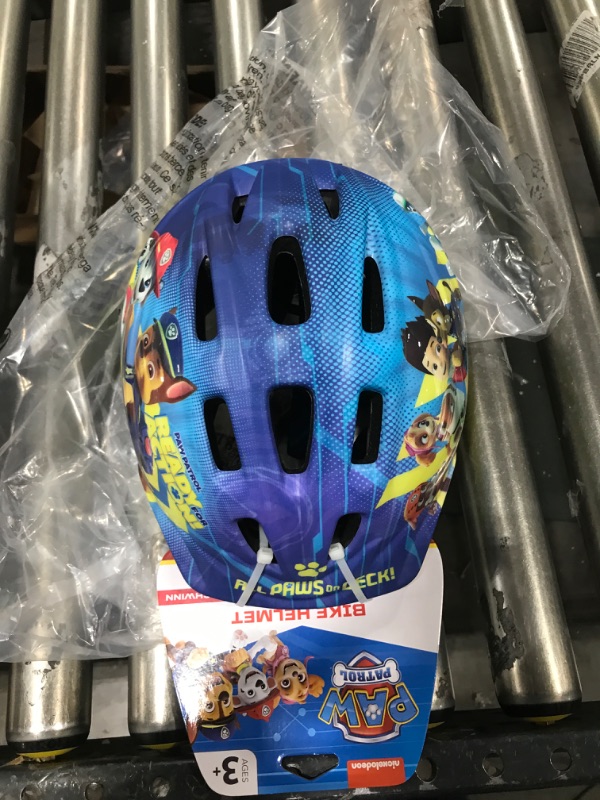 Photo 3 of Nickelodeon Kids Paw Patrol and Blue's Clues & You Bike Helmet, Multi-Sport, Multiple Colors All Paws Blue X-Small