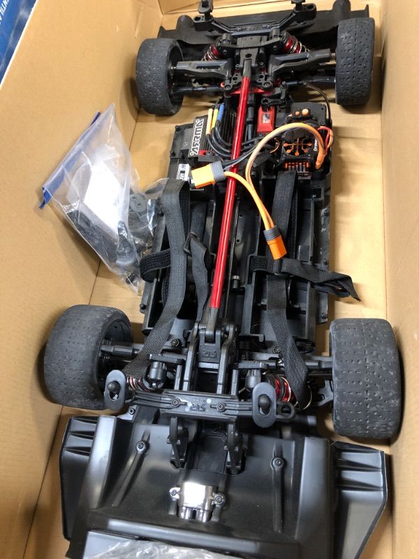 Photo 3 of SOLD FOR PARTS ONLY, ARRMA 1/7 FELONY 6S BLX STREET BASH ALL-ROAD MUSCLE CAR RTR (READY-TO-RUN TRANSMITTER AND RECEIVER INCLUDED, BATTERIES AND CHARGER REQUIRED), BLACK, ARA7617V2T2 REMOTE DOES NOT WORK
