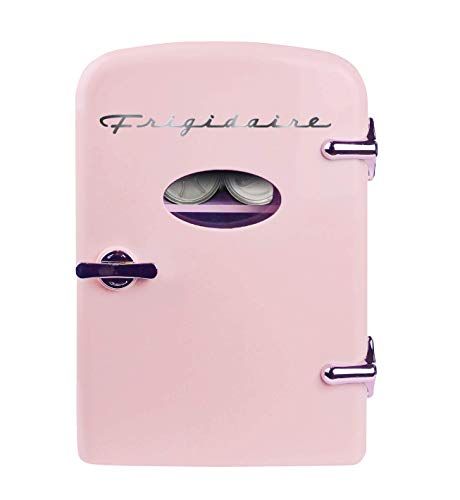 Photo 1 of Frigidaire Pink EFMIS129- AMZ EFMIS129 Mini Portable Fridge, 4 Litres Capacity Chills Six 12oz Cans, 100% Freon-Free & Eco Friendly, Beverage