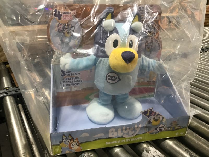 Photo 2 of Bluey Dance and Play 14" Animated Plush | Over 55 Phrases and Songs, Multicolor
