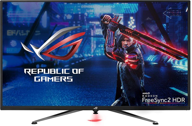 Photo 1 of ASUS ROG Strix XG438Q 43” Large Gaming Monitor with 4K 120Hz FreeSync 2 HDR HDR™ 600 90% DCI-P3 Aura Sync 10W Speaker Non-glare Eye Care with HDMI 2.0 DP 1.4 Remote Control
