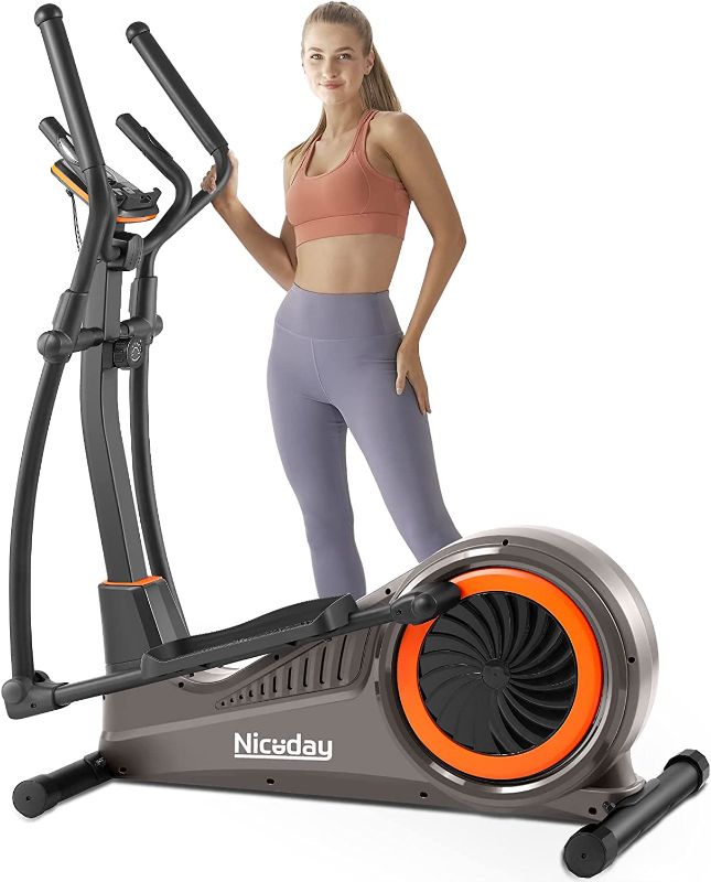 Photo 1 of Niceday Elliptical Machine, Cross Trainer with Hyper-Quiet Magnetic Driving System, 16 Resistance Levels, 400LB Weight Limit

