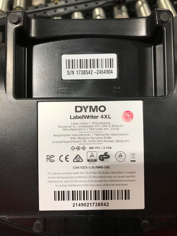 Photo 5 of DYMO 1755120 LabelWriter 4XL Thermal Label Printer 4XL Machine
Color Black/Gray