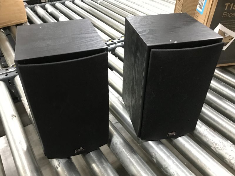 Photo 2 of Polk Audio T15 Bookshelf Speakers Pair Black