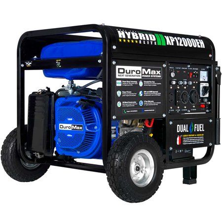 Photo 1 of 12000/9500-Watt Dual Fuel Electric Start Gasoline/Propane Portable Home Power Back Up Generator with CO Alert Shutdown
