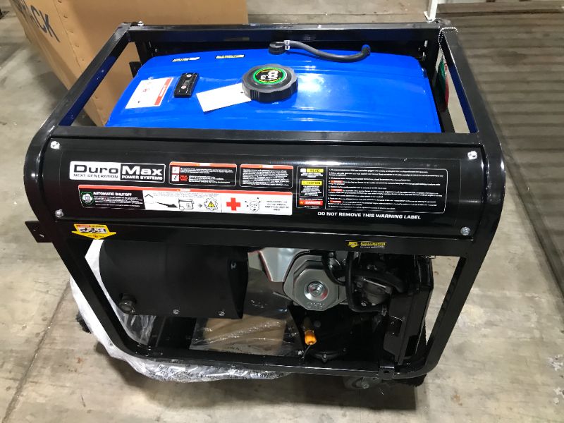 Photo 3 of 12000/9500-Watt Dual Fuel Electric Start Gasoline/Propane Portable Home Power Back Up Generator with CO Alert Shutdown
