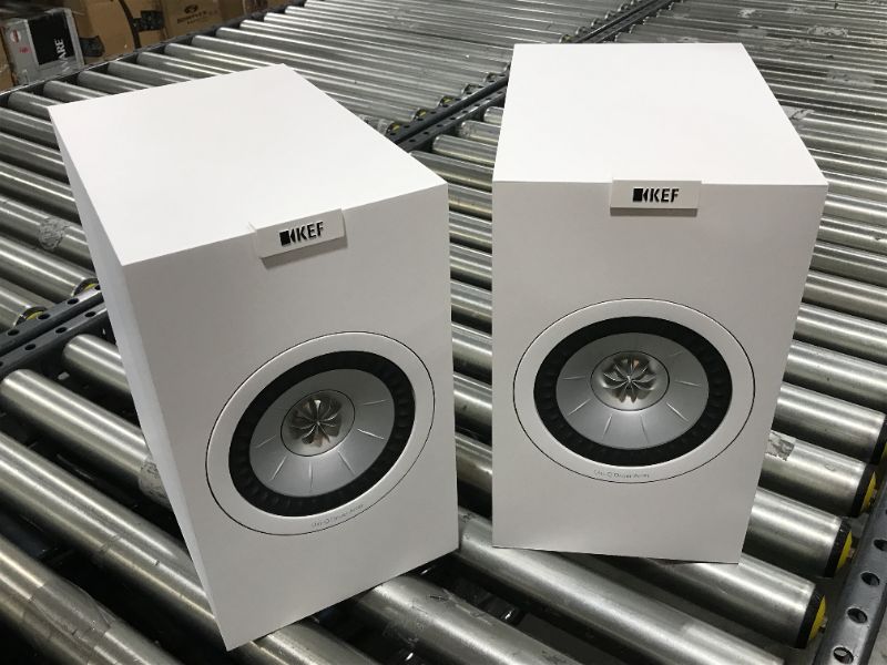 Photo 1 of KEF Q150 Bookshelf Speakers (Pair, White) White Speakers