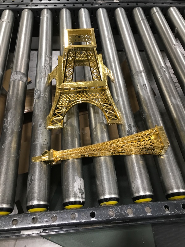 Photo 2 of Allgala 19 Inch 48CM Eiffel Tower Statue Decor Alloy Metal-Gold (EF19-86193) 19" Gold