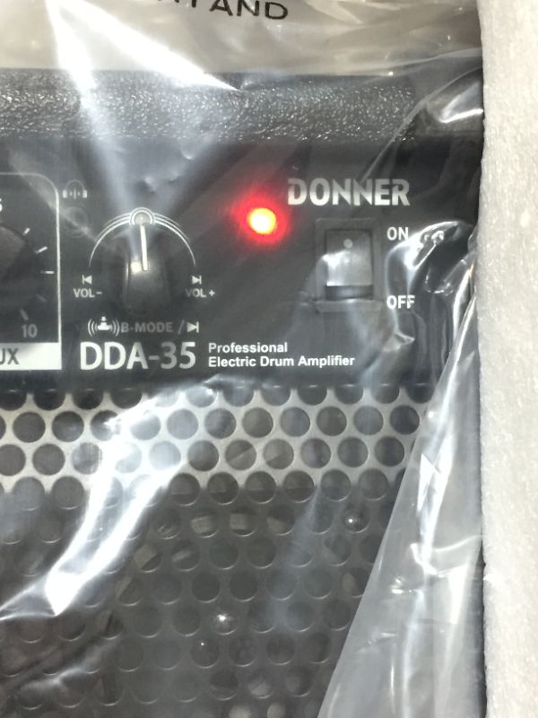 Photo 4 of Donner Electric Drum AMP 35-Watt Electronic Drum Amplifier DDA-35 Keyboard Speaker with Aux in and Wireless Audio Connection, Drum/Keyboard /MIC 3 in 1 Amplifier with 3-Band EQ and DI Out
