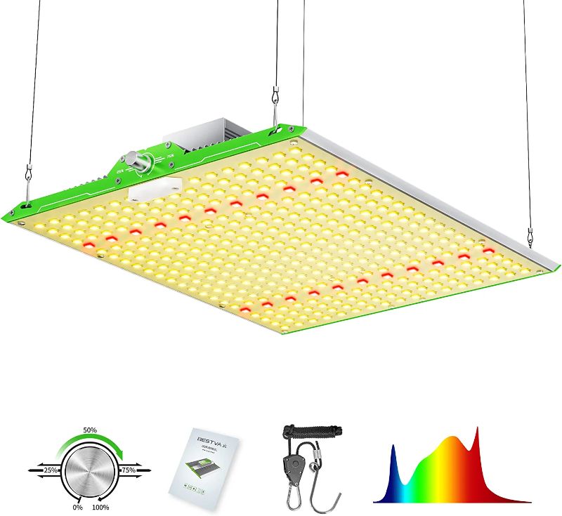 Photo 1 of BESTVA BP1000 LED Grow Light with High Yield Samsung LM301 Diodes & Dimmable Full Spectrum Plant Light with 340PCS LEDs for Indoor Plants Seedling Veg and Bloom Plant Grow Lamp for 2x2/3x3 Grow Tent
