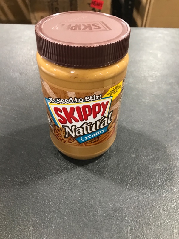 Photo 2 of 2 pack SKIPPY Natural Peanut Butter Spread, Creamy, 7 g protein per serving, 40 oz.