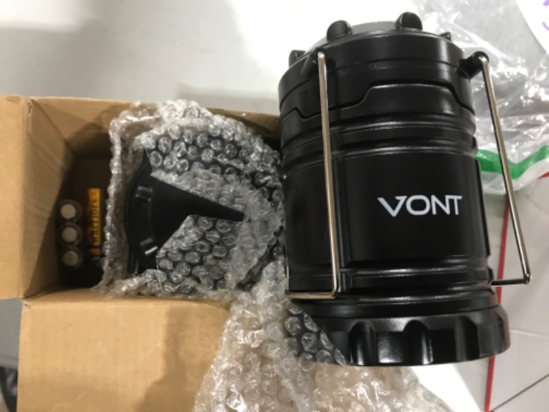 Photo 2 of Vont 2 Pack LED Camping Lantern, Super Bright Portable Lanterns