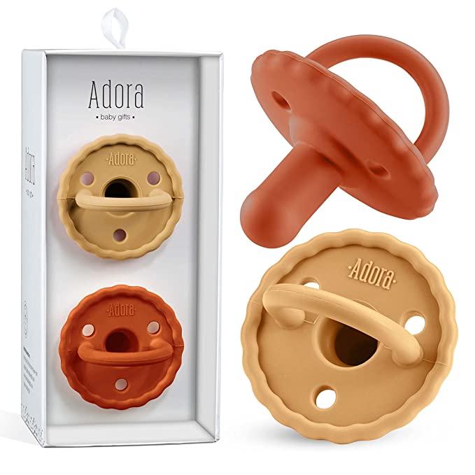 Photo 1 of Baby Soother Pacifiers Silicone Newborn Pacifier for Boys / Girls Set of 2 | BPA Free