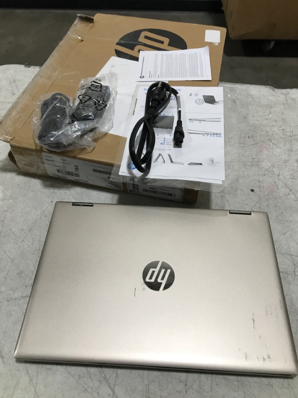 Photo 3 of HP - Pavilion x360 2-in-1 14" Touch-Screen Laptop - Intel Core i5 - 8GB Memory - 256GB SSD - Warm Gold - 14m-dw1023dx