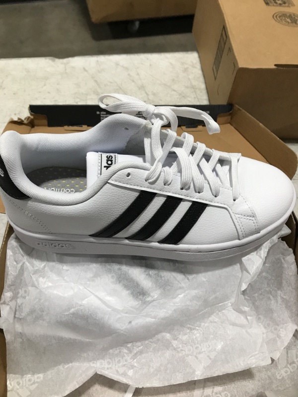 Photo 2 of adidas Women's Grand Court Sneaker 7 White/Black/White