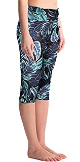 Photo 1 of ALLEZ Swim Capri for Women Knee Swimming Leggings Long Swim Shorts Bottom Tights Quick-Dry UPF Swim Bathing Suit  - 8