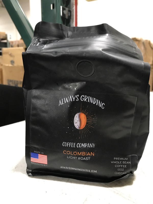 Photo 1 of Always Grinding Coffee Whole Bean - Colombian Light Roast