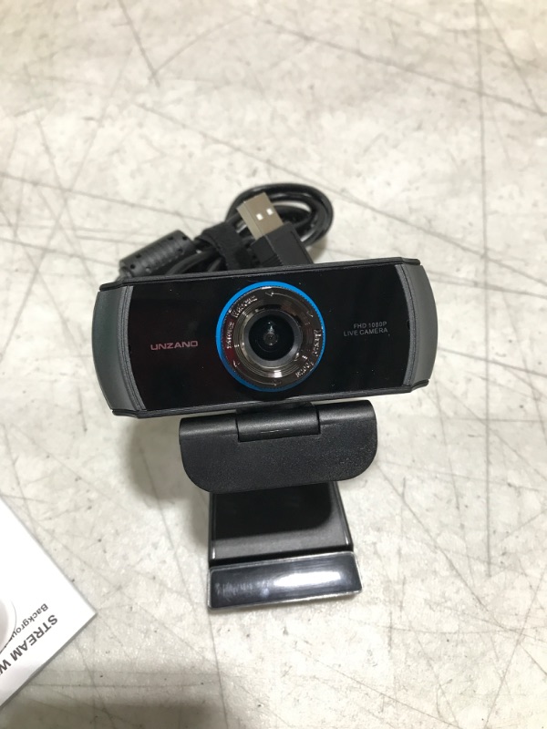 Photo 2 of Unzano 1080P Webcam, HD Web Camera with Microphone, USB Camera for Computer/Desktop/Laptop/PC, Manual Focus&100-degree FOV, Conferencing and Video Calling for Zoom/Skype/Teams 2021 Version