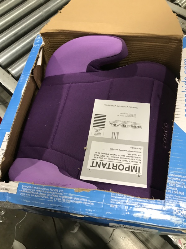 Photo 2 of Cosco Topside Child Safe Belt Positioned Backless Booster Car Seat, Purple Grape