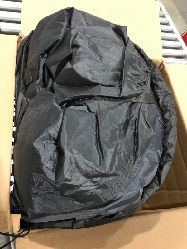 Photo 1 of  Full Car Cover Waterproof All Weather, Outdoor Car Covers with Zipper, Windproof Heavy Duty Waterproof Protection Black)- UNKNOWN SIZE 
