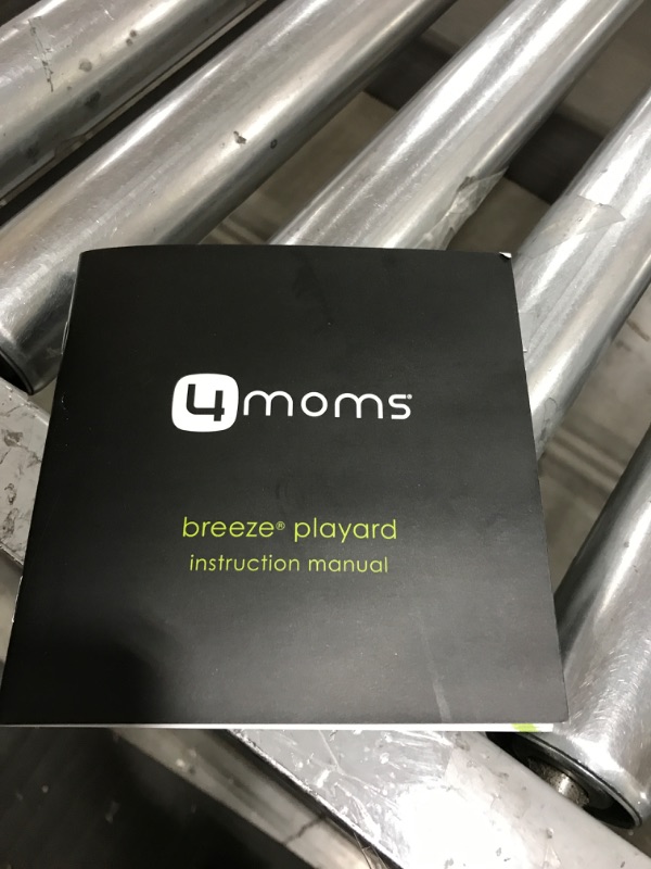 Photo 5 of 4moms Breeze Plus Portable Playard with Removable Bassinet and Baby Changing Station, Easy One-Handed Setup, from The Makers of The mamaRoo
