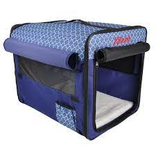 Photo 1 of 101mart Premium Soft-Sided Foldable Dog Crate for Home | Portable Travel Pet Kennel on The Go | Made from Durable Water-Resistant Canvas Fabric | Perfect for Indoor and Outdoor Use | Medium Size