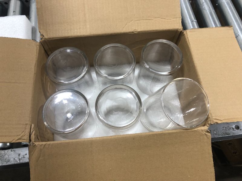 Photo 2 of 6 Inches Tall (15 cm) Clear Glass Cylinder vases,Pack of 6 Centerpiece Flower Vase,Floating Candle Holder for Home & Garden Decor, Wedding, Party.
