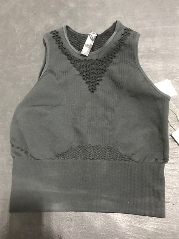 Photo 1 of ADIDAS WOMEN'S AEROKNIT SPORT TOP. BLACK. SIZE 2XS. 