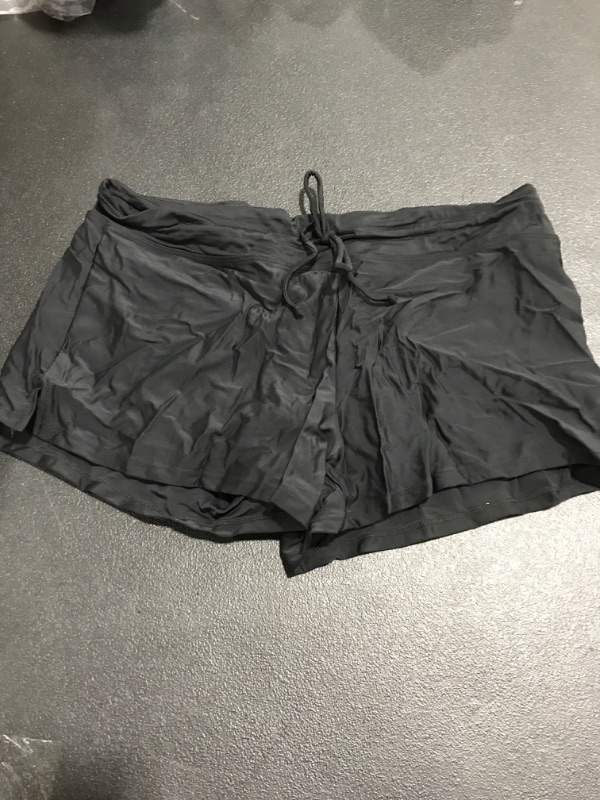 Photo 2 of Aleumdr Women's Waistband Swimsuit Bottom Boy Shorts Swimming Panty. SIZE LARGE. 