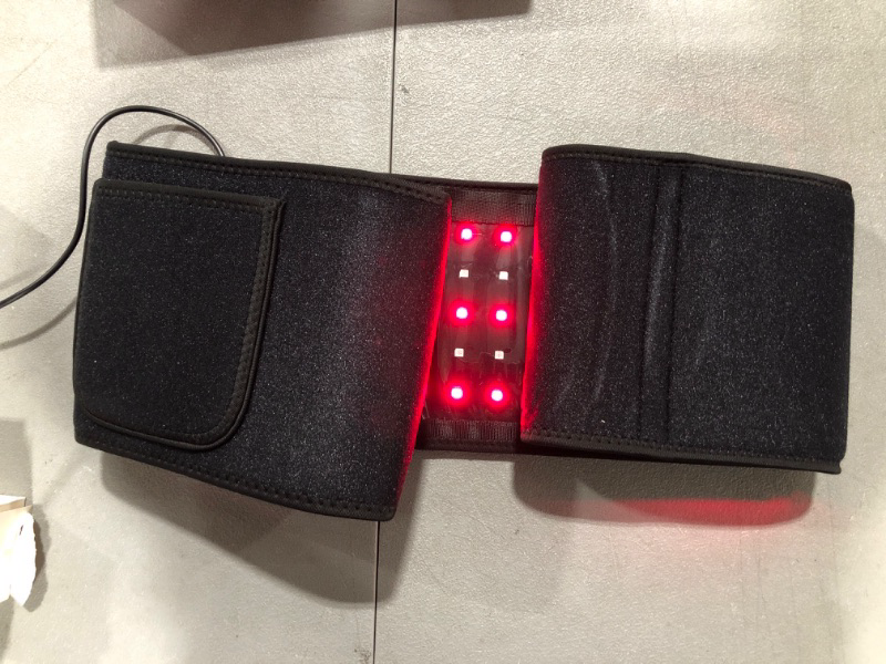 Photo 2 of ADVASUN Red Light Wrap Devices for Body Near 850nm and Deep 660nm Led Red Light Belt Back Body Pad,Home Use Wearable Belt for Waist,Joints,Muscle(Black-300pcs)