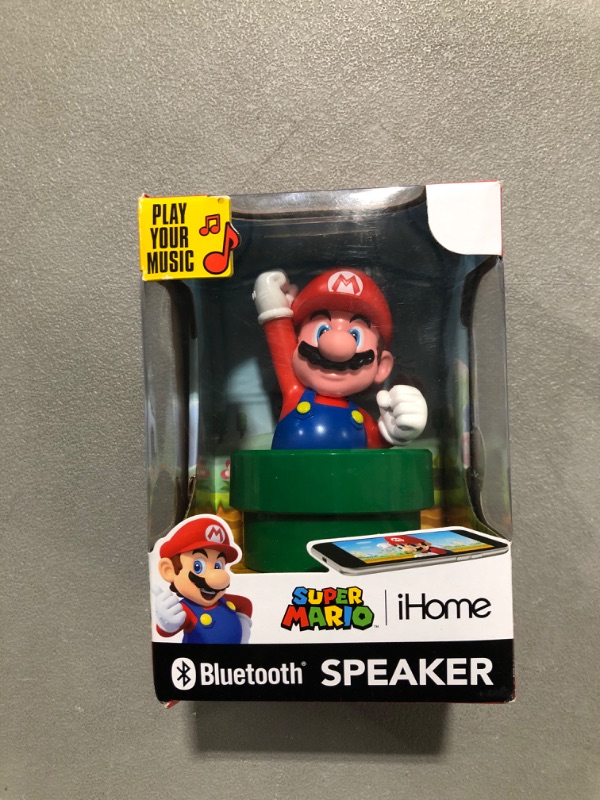 Photo 2 of Super Mario Bros Bluetooth Speaker Portable Wireless Small But Loud N Crystal Clear Mini Bluetooth Speakers for Home, Travel, Outdoor, Rechargeable, Compatible with iPhone Samsung