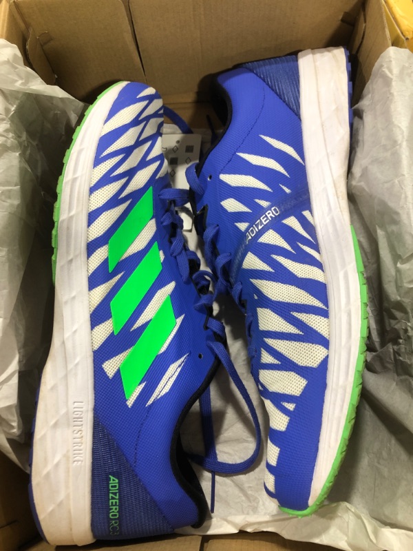 Photo 2 of Adidas Men's Adizero RC 3 Running Shoes, Green SIZE 12