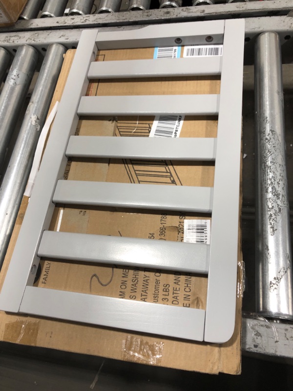 Photo 1 of Dream On Me Universal Convertible Crib Toddler Guard Rail, Pebble Grey