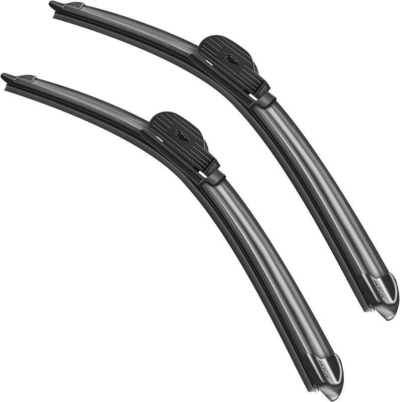 Photo 1 of ABLEWIPE Windshield Wiper 22" + 22" Front Window J/U Hook Wiper Blades Model 18O13B(Set of 2)