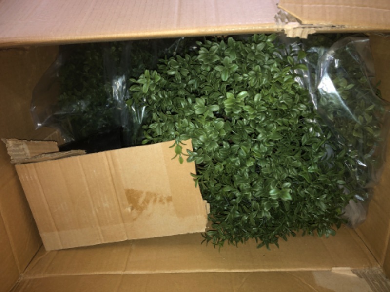 Photo 2 of 2'T 19''D Topiaries Trees Artificial Outdoors 2 Pack Fake Boxwood Bushes Outside Potted Tree