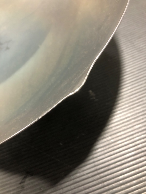 Photo 3 of YOSUKATA Carbon Steel Wok Pan - 14 “ Woks and Stir Fry Pans - Chinese Wok with Round Bottom Wok - Traditional Chinese Japanese Woks - Black Steel Wok
