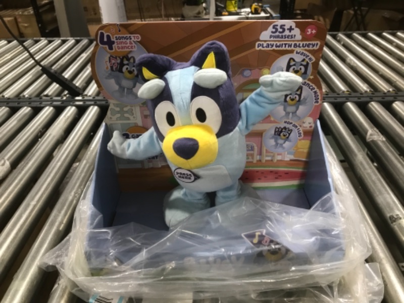Photo 2 of Bluey Dance and Play 14" Animated Plush | Over 55 Phrases and Songs, Multicolor