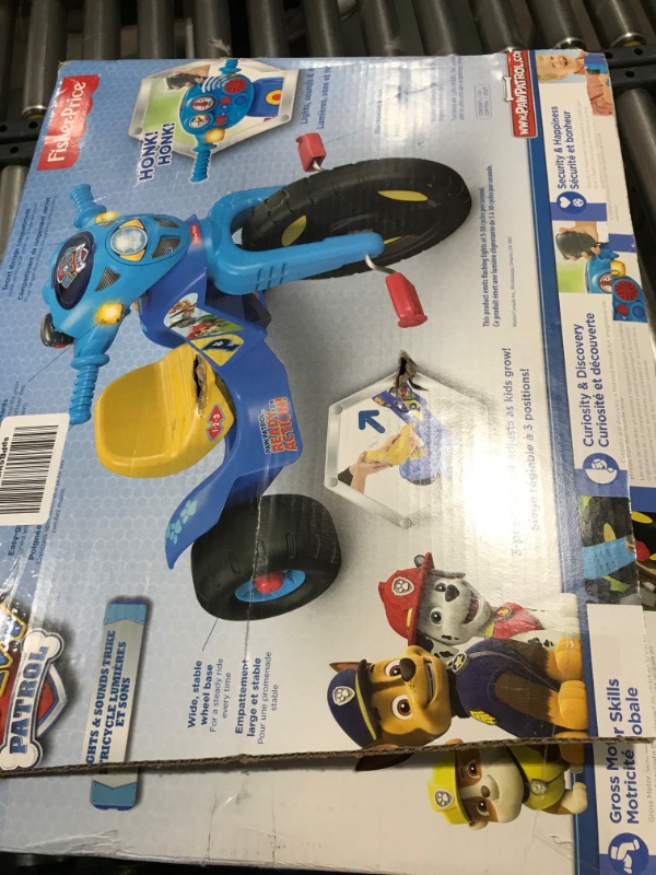 Photo 3 of Fisher-Price Nickelodeon PAW Patrol Lights & Sounds Trike Multi Color, 1 - 6 years