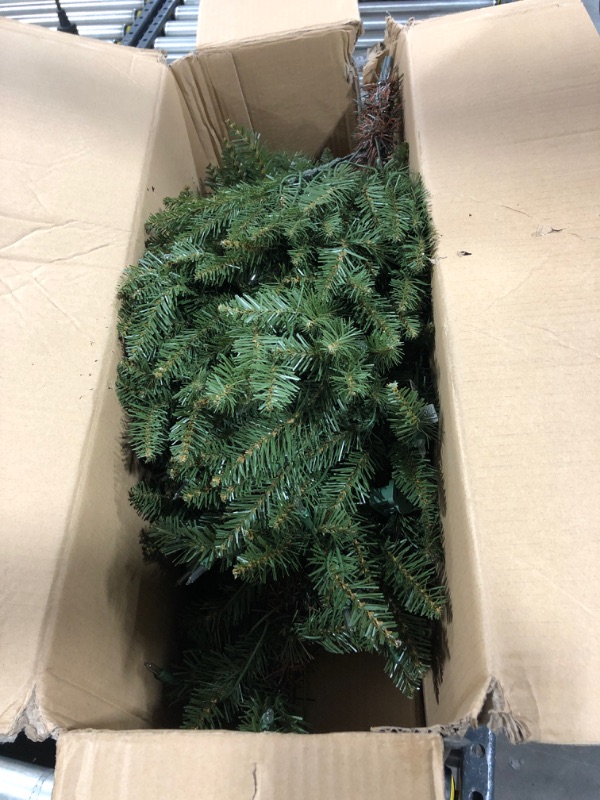 Photo 2 of 4.5 ft. Pre-Lit Incandescent Slim Fraser Fir Artificial Christmas Tree with 150 UL Clear Lights