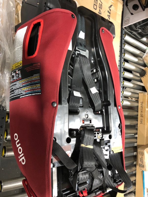 Photo 4 of Diono Radian 3R, 3-in-1 Convertible Car Seat, Rear Facing & Forward Facing, 10 Years 1 Car Seat, Slim Fit 3 Across, Red Cherry Radian 3R Fits 3 Across Red Cherry